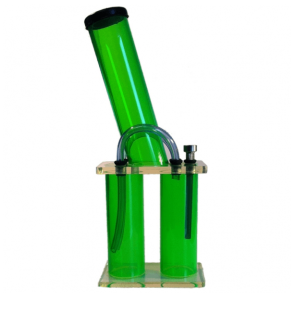 Bong acrílico con dos cámaras